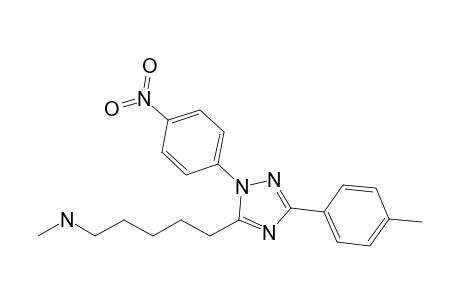 3-(4-Methylphenyl)-1-(4-nitrophenyl)-5-[N-(5-methylamino)pentyl]1,2,4-triazole