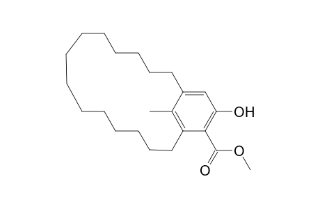 16-(Methoxycarbonyl)-17-hydroxy-20-methyl[14]metacyclophane