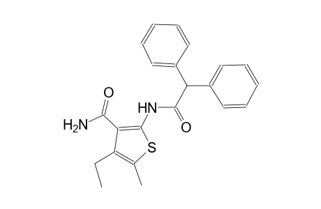 2-[(diphenylacetyl)amino]-4-ethyl-5-methyl-3-thiophenecarboxamide