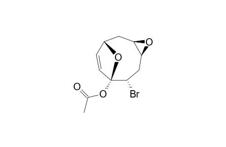(7-.beta. , 8-.beta.)-7-Bromo-4,11-dioxatricyclo[6.2.1.0(3,5)]undec-9-en-8-yl acetate