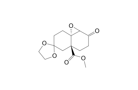 (4.beta.,4a.beta.,8a.alpha.)-1,4,4a,5,6,7,8,8a-Octahydro-8a.beta.-carbomethoxy-7,7-ethylenedioxy-4.alpha.,4a.alpha.-epoxy-3(2H)-oxonaphthalene