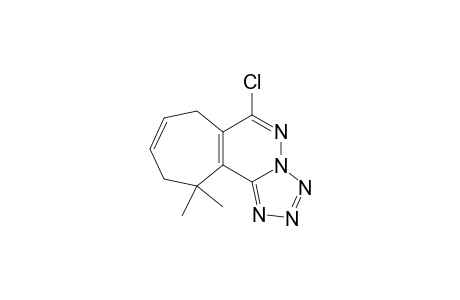 6-CHLORO-11,11-DIMETHYL-10,11-DIHYDRO-7H-CYCLOHEPTA-[D]-TETRAZOLO-[1.5-B]-PYRIDAZINE