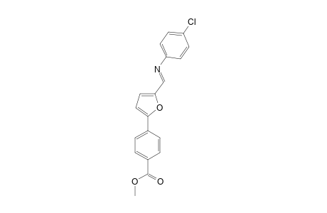 Methyl 4-{5-[N-(4-chlorophenyl)iminomethyl]-2-furyl}benzoate