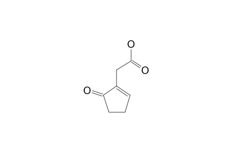 1-Cyclopenteneacetic acid, 5-oxo-