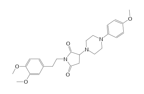 1-Homoveratryl-3-[4-(4-methoxyphenyl)piperazino]pyrrolidine-2,5-quinone