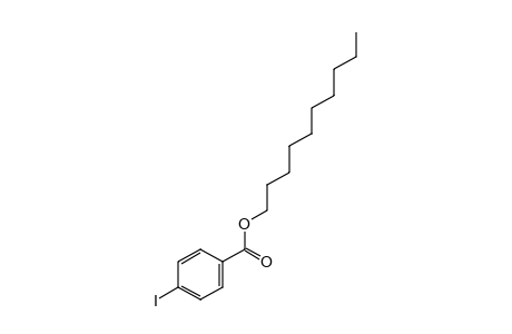 p-iodobenzoic acid, decyl ester