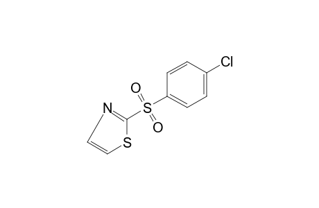 2-[(p-chlorophenyl)sulfonyl]thiazole