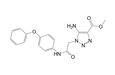 methyl 5-amino-1-[2-oxo-2-(4-phenoxyanilino)ethyl]-1H-1,2,3-triazole-4-carboxylate