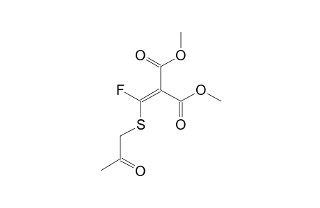 2-[Fluoro-(2-oxo-propylsulfanyl)-methylene]-malonic acid dimethyl ester