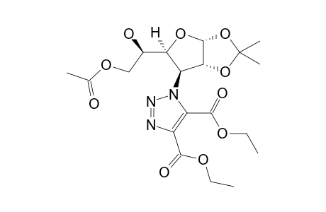 1-[(3aR,5S,6S,6aR)-5-[(1R)-2-acetoxy-1-hydroxy-ethyl]-2,2-dimethyl-3a,5,6,6a-tetrahydrofuro[2,3-d][1,3]dioxol-6-yl]triazole-4,5-dicarboxylic acid diethyl ester