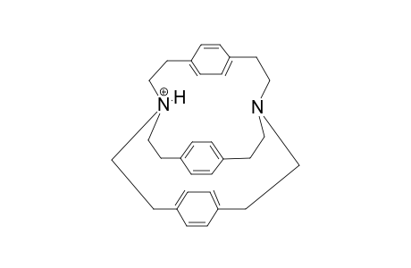 4,10,15-(1,4)-TRIBENZENA-1,7-DIAZABICYCLO-[5.5.5]-HEPTADECAPHANE-PROTONATED