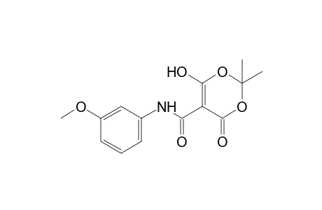 2,2-dimethyl-6-hydroxy-4-oxo-m-dioxin-5-carbox-m-anisidide