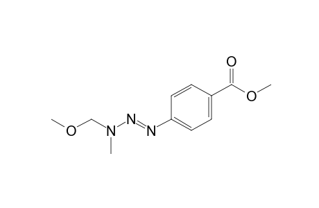 p-[3-(methoxymethyl)-3-methyl-1-triazeno]benzoic acid, methyl ester