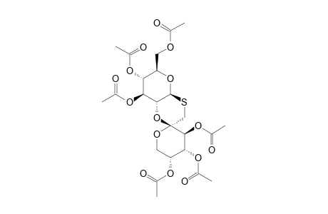 3,4,5-TRI-O-ACETYL-1-S-(3',4',6'-TRI-O-ACETYL-BETA-D-GLUCOPYRANOSYL)-1-THIO-BETA-D-FRUCTOPYRANOSIDE-1,1':2,2'-DIANHYDRIDE