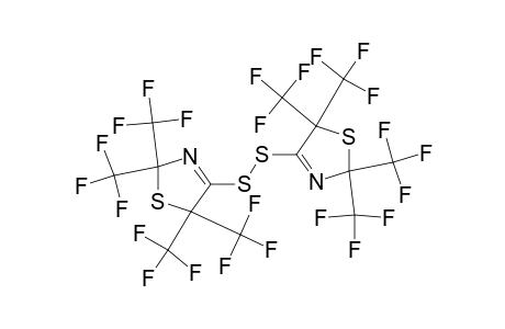 bis[2,5-dihydro-2,2,5,5-tetrakis(trifluoromethyl)-4-thiazolyl]disulfide