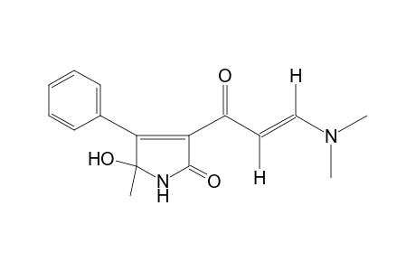 trans-3-[3-(DIMETHYLAMINO)ACRYLOYL]-5-HYDROXY-5-METHYL-4-PHENYL-3-PYRROLIN-2-ONE