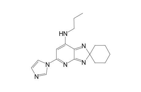 (5'-imidazol-1-ylspiro[cyclohexane-1,2'-imidazo[4,5-b]pyridine]-7'-yl)-propyl-amine