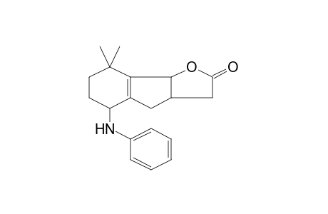 8,8-Dimethyl-5-phenylamino-3,3a,4,5,6,7,8,8b-octahydroindeno[1,2-b]furan-2-one