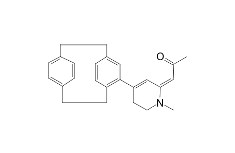 2-ACETYLMETHYLENE-1-METHYL-[[2.2]-PARACYCLOPHAN-2-YL]-1,2,5,6-TETRAHYDROPYRIDINE