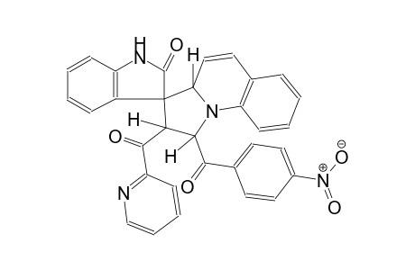 (1'S,2'S,3R,3a'R)-1'-(4-nitrobenzoyl)-2'-picolinoyl-2',3a'-dihydro-1'H-spiro[indoline-3,3'-pyrrolo[1,2-a]quinolin]-2-one