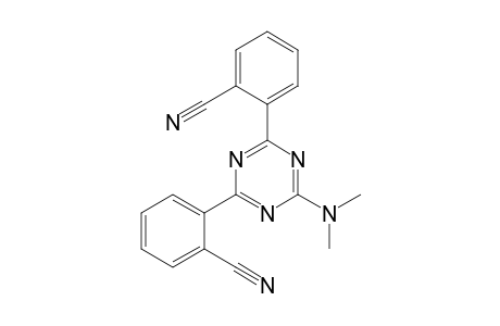 2-[4-(2-cyanophenyl)-6-(dimethylamino)-1,3,5-triazin-2-yl]benzenecarbonitrile