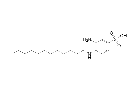 3-amino-4-(dodecylamino)benzenesulfonic acid