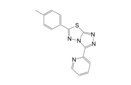 6-(4-methylphenyl)-3-(2-pyridinyl)[1,2,4]triazolo[3,4-b][1,3,4]thiadiazole