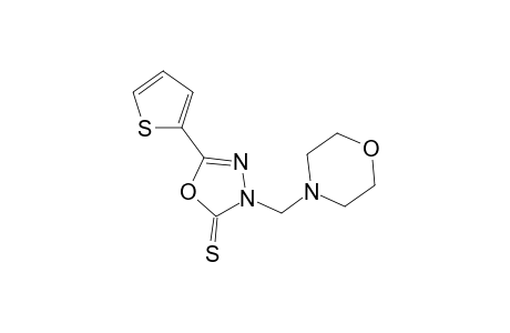 4-(MORPHOLINOMETHYL)-2-(2-THIENYL)-DELTA^2-1,3,4-OXADIAZOLINE-5-THIONE