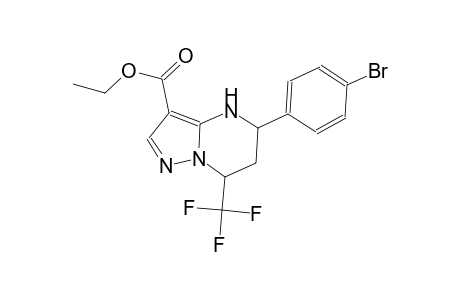 ethyl 5-(4-bromophenyl)-7-(trifluoromethyl)-4,5,6,7-tetrahydropyrazolo[1,5-a]pyrimidine-3-carboxylate