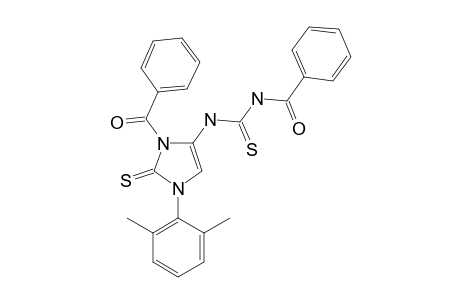 3-benzoyl-4-(3-benzoyl-2-thioureido)-1-(2,6-xylyl)-4-imidazoline-2-thione