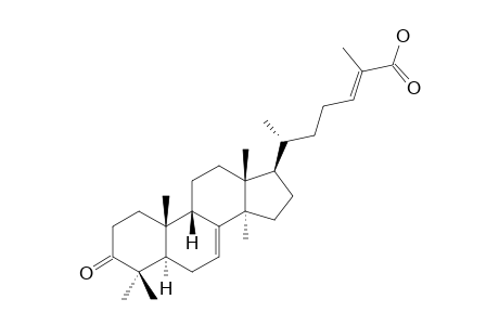 (20R),(24E)-3-OXO-9-BETA-LANOSTA-7,24-DIEN-26-OIC-ACID