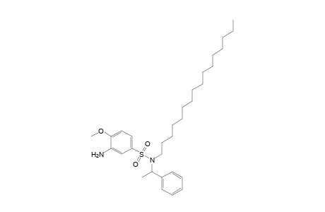 N1-hexadecyl-4-methoxy-N1-(a-methylbenzyl)metanilamide