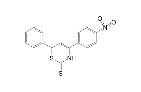 3,6-dihydro-4-(p-nitrophenyl)-6-phenyl-2H-1,3-thiazine-2-thione