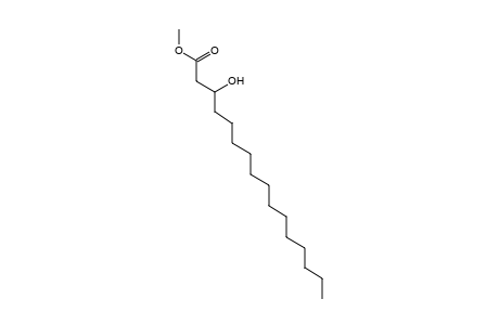 Hexadecanoic acid, 3-hydroxy-, methyl ester