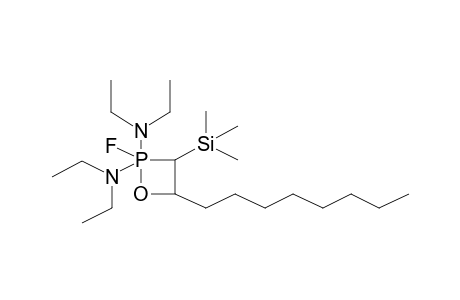 2,2-BIS(DIETHYLAMINO)-2-FLUORO-3-TRIMETHYLSILYL-4-OCTYL-1,2LAMBDA5-OXAPHOSPHETANE