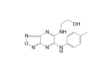 Ethanol, 2-[6-(4-methylphenylamino)-1,2,5-oxadiazolo[3,4-b]pyrazin-5-ylamino]-