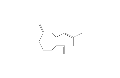 Cycloheptane, 4-methylene-1-methyl-2-(2-methyl-1-propen-1-yl)-1-vinyl-