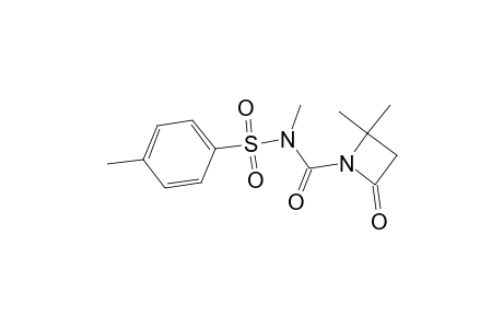 N-[(2,2-Dimethyl-4-oxo-1-azetidinyl)carbonyl]-N,4-dimethylbenzenesulfonamide