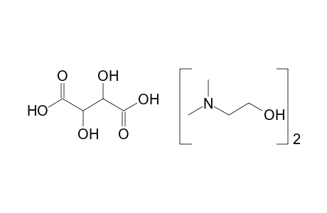 2-(dimethylamino)ethanol, tartrate(2:1)(salt)