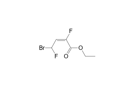 2-Butenoic acid, 4-bromo-2,4-difluoro-, ethyl ester, (E)-