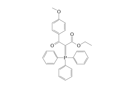 (.alpha.-Ethoxycarbonyl-.alpha.-4-methoxybenzoylmethylene)triphenylphosphorane