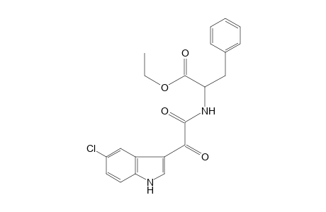 N-[(5-chloroindol-3-yl)glyoxyloyl)-3-phenylalanine, ethyl ester