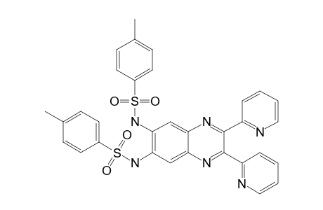 4-methyl-N-[7-(p-tolylsulfonylamino)-2,3-bis(2-pyridyl)quinoxalin-6-yl]benzenesulfonamide