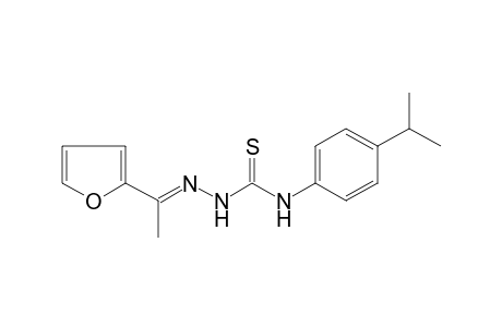 2-furyl methyl ketone, 4-(p-cumenyl)-3-thiosemicarbazone