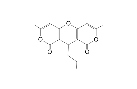 3,7-Dimethyl-10-propyl-1H,9H,10H-dipyrano(4,3-B:3',4'-E)pyran-1,9-dione