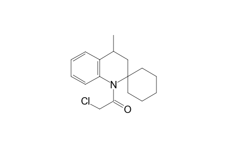 N-.alpha.-Chloroacetyl-3,4-dihydro-4-methyl-spiro[quinoline-2',1'-cyclohexane]