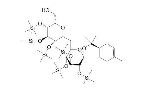 6-O-(.alpha.-L-rhamnopyranosyl)-.beta.-[(R)-.alpha.-terpinyl]-D-glucopyranoside-hexakis(trimethylsilyl)-ether
