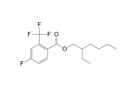 4-Fluoro-2-trifluoromethylbenzoic acid, 2-ethylhexyl ester