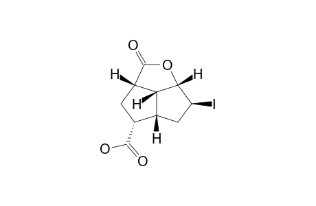 (2as*,4R*,4as*,6S*,6as*,6br*)-6-Iodo-2-oxo-octahydro-1-oxacyclopenta[cd]pentalene-4-carboxylic acid