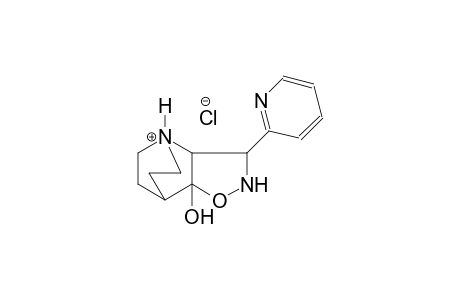 7a-hydroxy-3-(pyridin-2-yl)octahydro-4,7-ethanoisoxazolo[4,5-b]pyridin-4-ium chloride